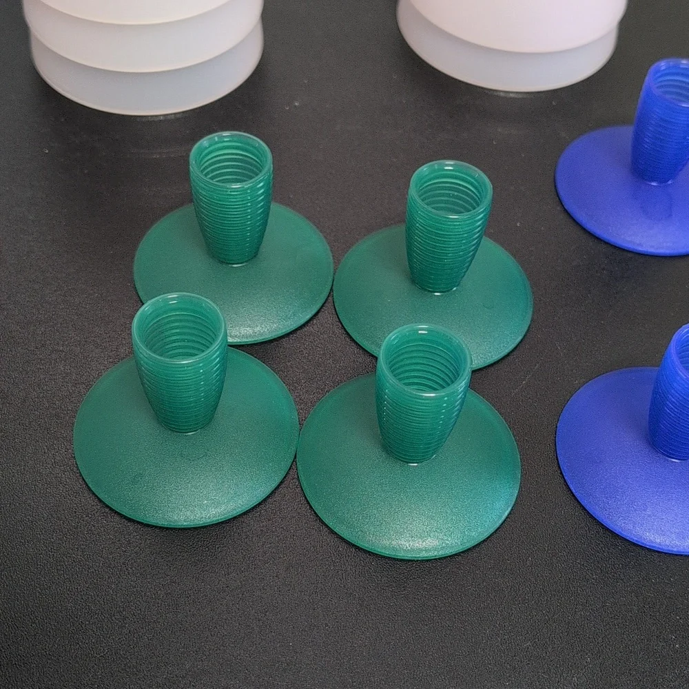 Tupperware Goblet Set Patio Plastic Party Glasses